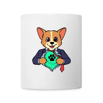 Animaux domestiques, Chien, Animal préféré, Peluche, Animal de compagnie - Mug blanc - blanc - Devant