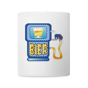 BAYERISCHE ZAPFSÄULE BIER - Bayern - Tasse - Weiß - Vorne