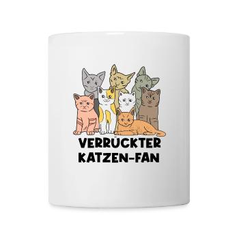 Katze Statement Lieblingstier Haustiere Heimtier - Tasse - Weiß - Vorne