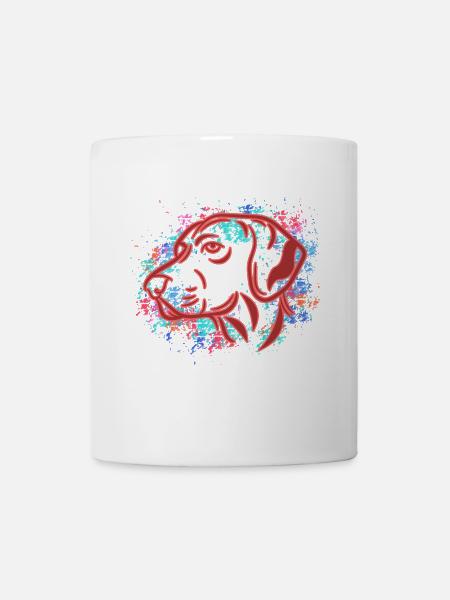 Chien Animaux de compagnie préférés Jouet en peluche - Mug blanc - blanc