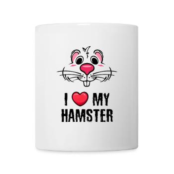 Hamster Heart Pets Statement Animal préféré - Mug blanc - blanc - Devant