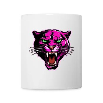 Panther Head Pink - Mug - white - Front