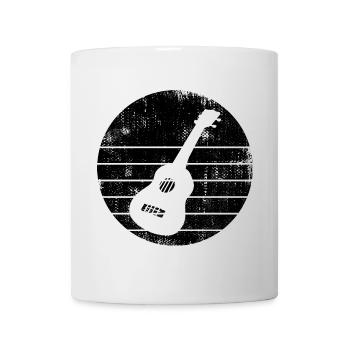 Ukulele Skizze - Tasse - Weiß - Vorne