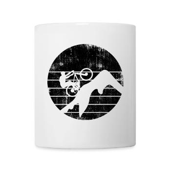 Mountain biker sketch - Mug - white - Front