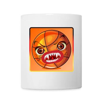 BASKETBALL MONSTER DEUTSCHLAND FLAGGE - Tasse - Weiß - Vorne