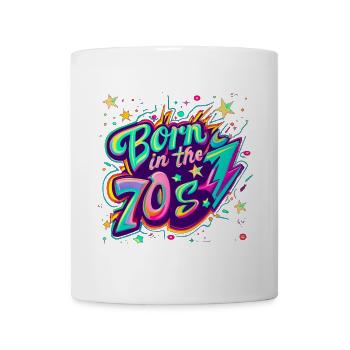 Born in the 70s - Mug - white - Front