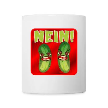 SALZGURKEN ESSIGGURKEN - NEIN - Tasse - Weiß - Vorne