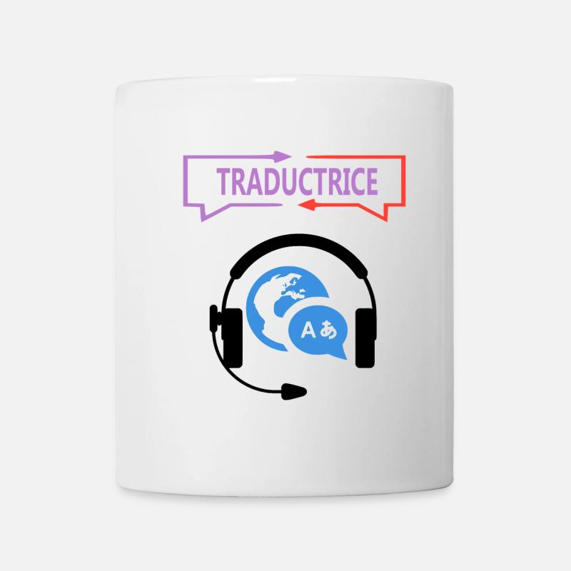 Traductrice - Mug blanc - blanc