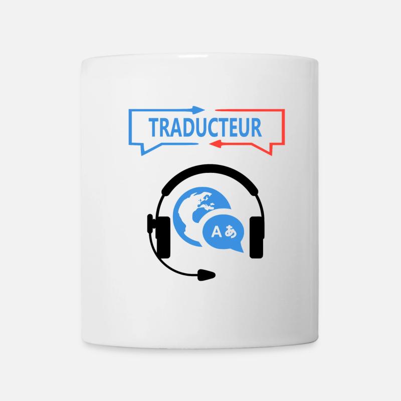 Traducteur - Mug blanc - blanc