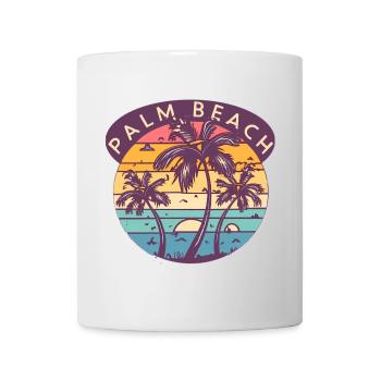 Palm Beach - Mug blanc - blanc - Devant