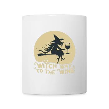 Witch Way to the Wine - Mug - white - Front