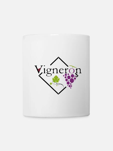 Winzer - Tasse - Weiß