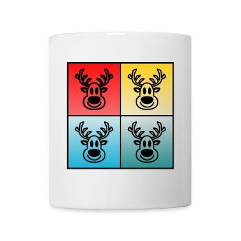 WEIHNACHTEN. FROHE WEIHNACHTEN. FROHE WEIHNACHTEN. NEUJAHR - Tasse - Weiß - Vorne