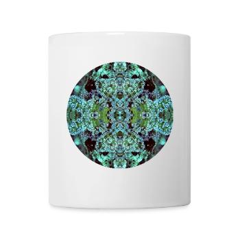 Nature Mandala Monde Sous-marin dans la Mer Rouge - Mug blanc - blanc - Devant