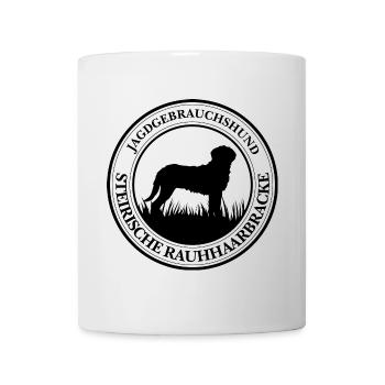 Steirische Rauhhaarbracke Jagdgebrauchshund Hunde - Tasse - Weiß - Vorne