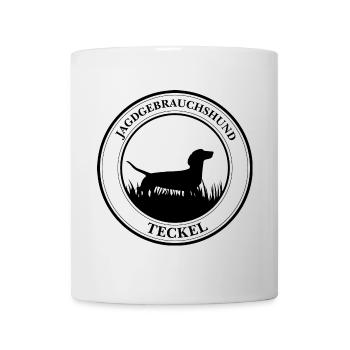 Teckel Jagdgebrauchshund Jagdhunde Hunde Wilsigns - Tasse - Weiß - Vorne