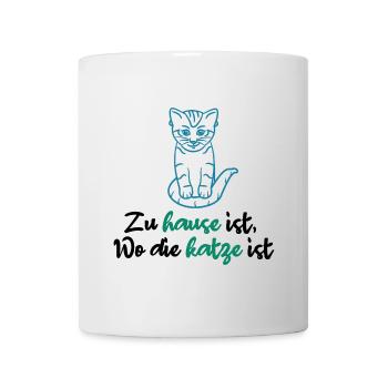 Katze Statement Haustiere Lieblingstier Heimtier - Tasse - Weiß - Vorne