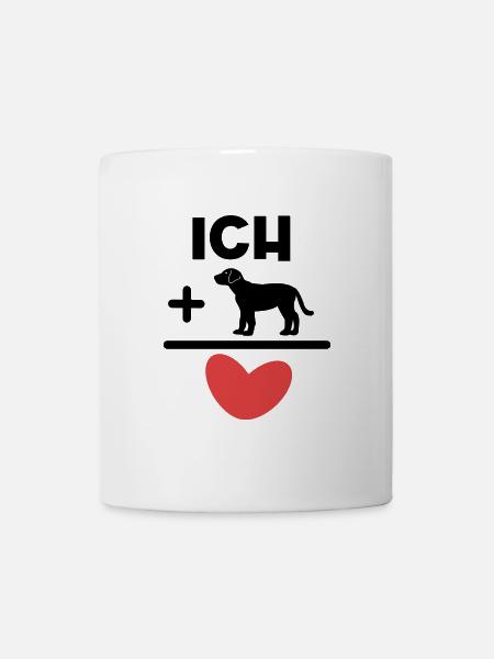 Herz Kuscheltier Hund Haustiere Statement - Tasse - Weiß