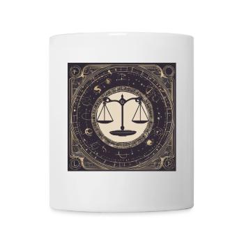 Zodiac Libra - Tasse - Weiß - Vorne