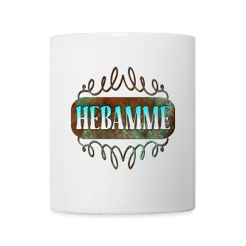 HEBAMMENBERUF GEBURTSHILFE - DANKE HEBAMME - Tasse - Weiß - Vorne
