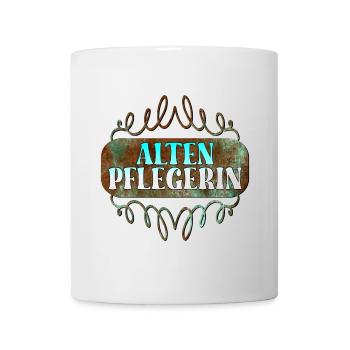 Altenpflegerin Altenheim Pflege Pflegefachkraft - Tasse - Weiß - Vorne
