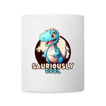 Dinosaure - SAURIOUSLY Cool - Mug blanc - blanc - Devant