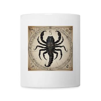 Zodiac Scorpion - Tasse - Weiß - Vorne