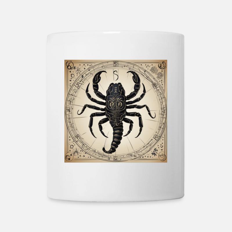 Zodiaque Scorpion - Mug blanc - blanc