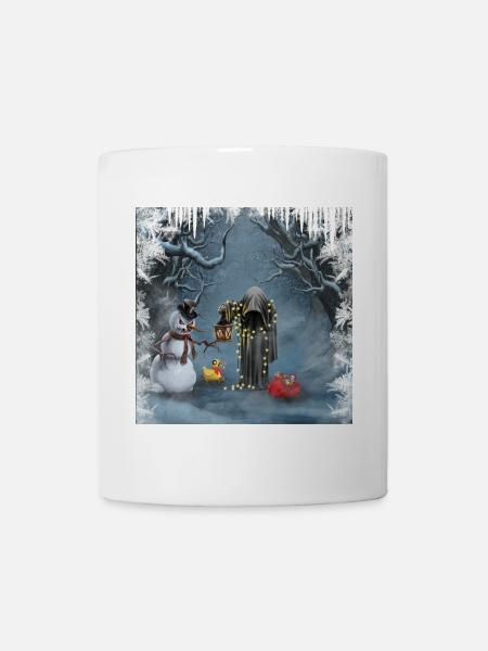 Dunkle Weihnachten - Tasse - Weiß