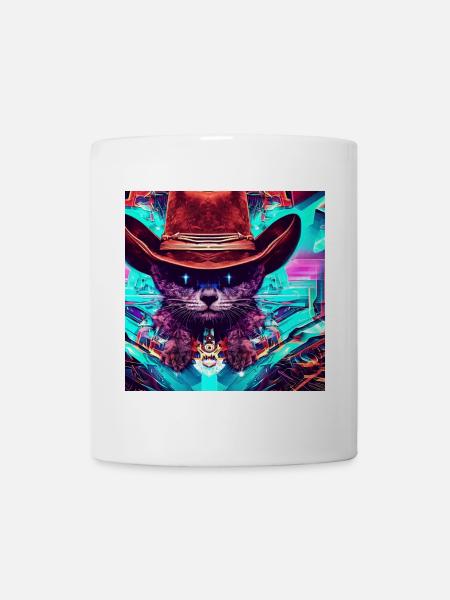 SpaceCat - Tasse - Weiß