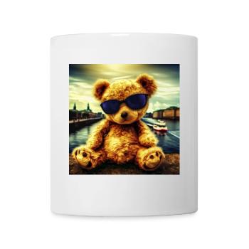 Teddy in Hamburg - Tasse - Weiß - Vorne
