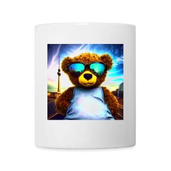 Teddy in Berlin I - Tasse - Weiß - Vorne
