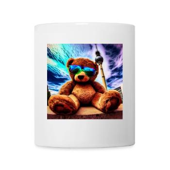 Teddy in Berlin II - Tasse - Weiß - Vorne