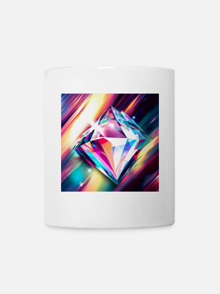 Diamant - Tasse - Weiß