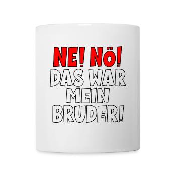SCHULD BRUDER - Tasse - Weiß - Vorne