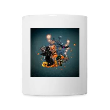 Niedliches und lustiges Halloween-Design - Tasse - Weiß - Vorne