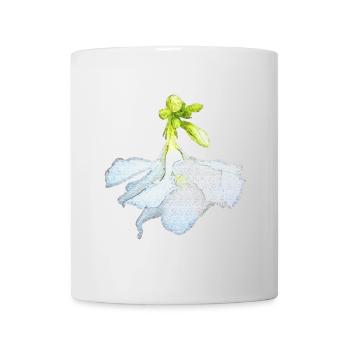 oleanderblüte unten, geschenke frauen - Tasse - Weiß - Vorne