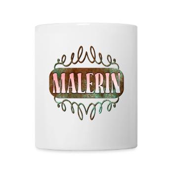 BERUF MALERIN - Tasse - Weiß - Vorne