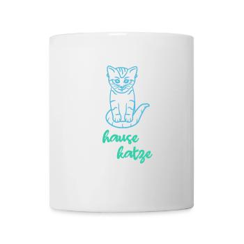 Haustiere Katze Statement Lieblingstier Heimtier - Tasse - Weiß - Vorne