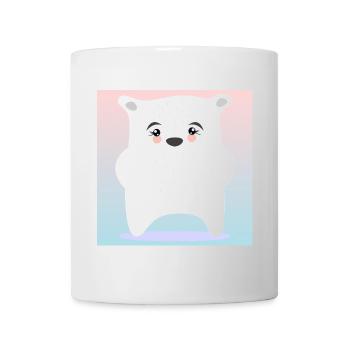Cute Polar Bear WINTER ANIMALS - Mug - white - Front