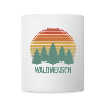 Waldmensch Wald Mensch - Tasse - Weiß - Vorne