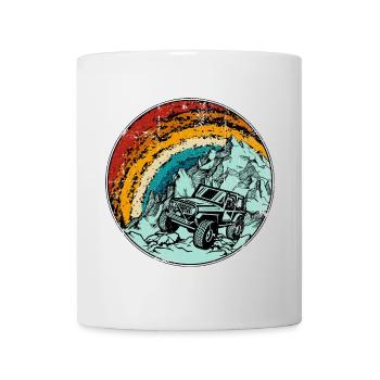 Jeep Trail Under Rainbow Peaks - Mug - white - Front