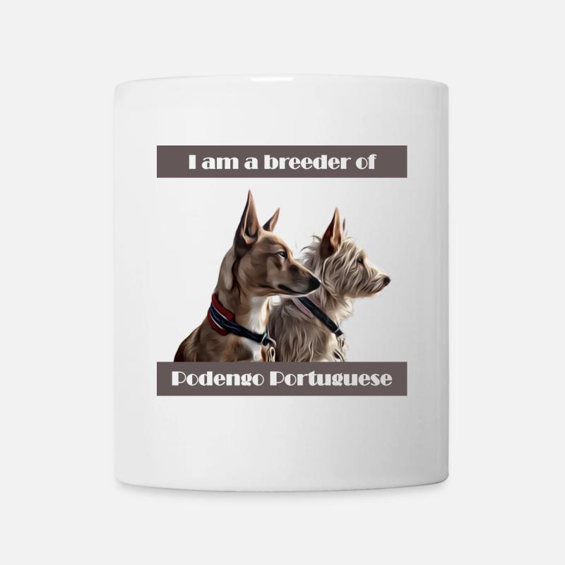 Je suis éleveur de portugais de Podengo - Mug blanc - blanc