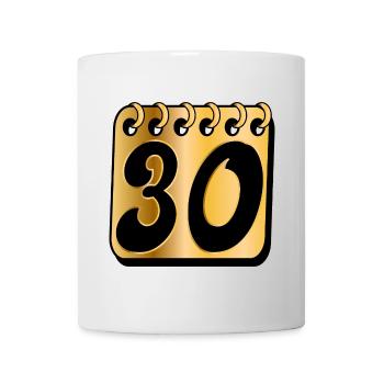 Thirty - 30th Birthday - Mug - white - Front