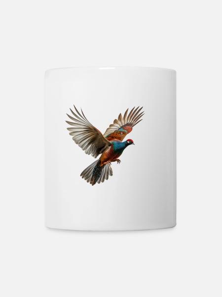 Faisan Cadeau Oiseau Nature Animal Perdrix Caille - Mug blanc - blanc