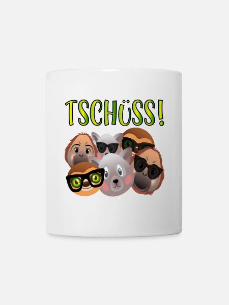 TSCHÜSS ABSCHIED TEAM - Tasse - Weiß