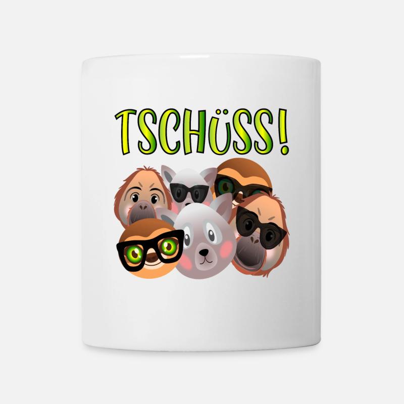 TSCHÜSS ABSCHIED TEAM - Tasse - Weiß