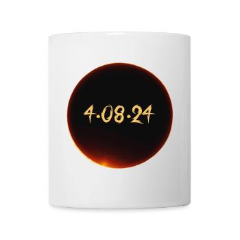 Sonnenfinsternis 2024 - Tasse - Weiß - Vorne