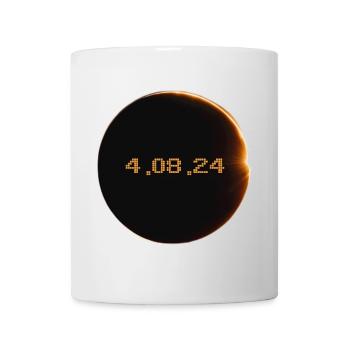 Sonnenfinsternis 2024 - Tasse - Weiß - Vorne