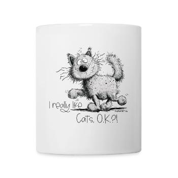 Drollige Katze Mit Katzen Spruch I Maine Coon - Tasse - Weiß - Vorne